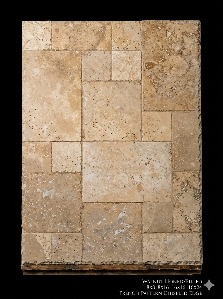 French Pattern Travertine